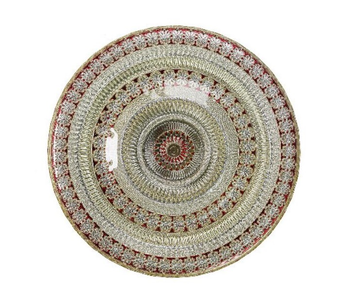 wholesale arjl2057 13" red rim spiral texture glass charger plate modern banquet decor (复制) wholesale arjl2057 13" red rim spiral texture glass charger plate modern banquet decor (复制)