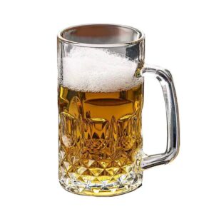 615ml diamond pattern beer mug