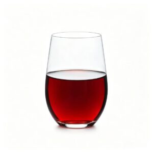 T6105 16 oz clear unbreakable stemless wine glass