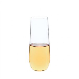 T8100 11 oz clear Tritan stemless champagne glass